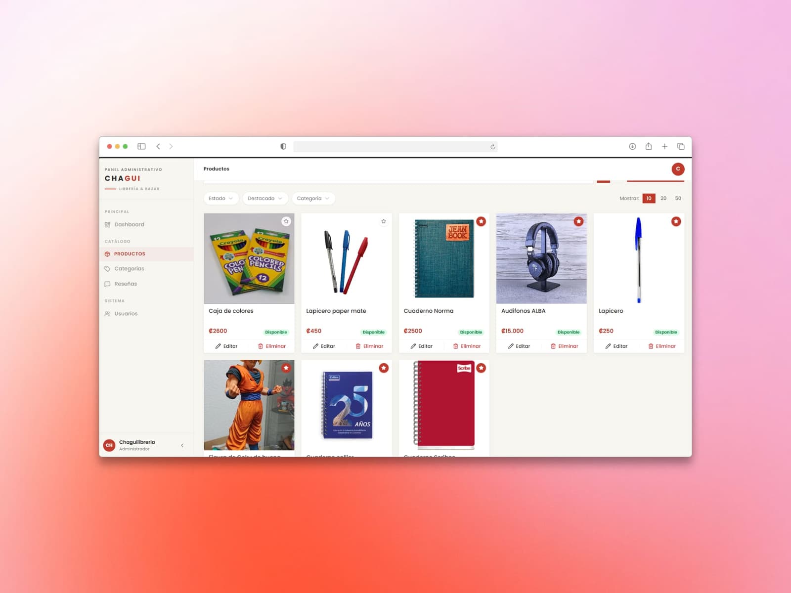 Librería F. Chagui preview